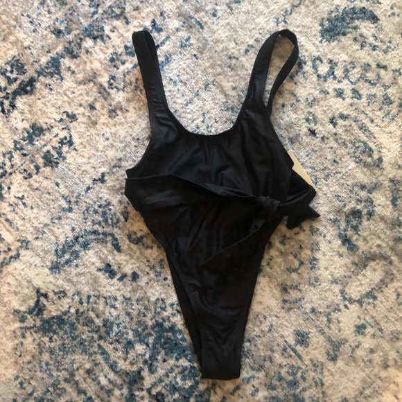 NWT Black One Piece Swimsuit - Picture 6 of 8